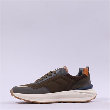 Tommy Bowe Thirteen Casual Trainer - Khaki Combi